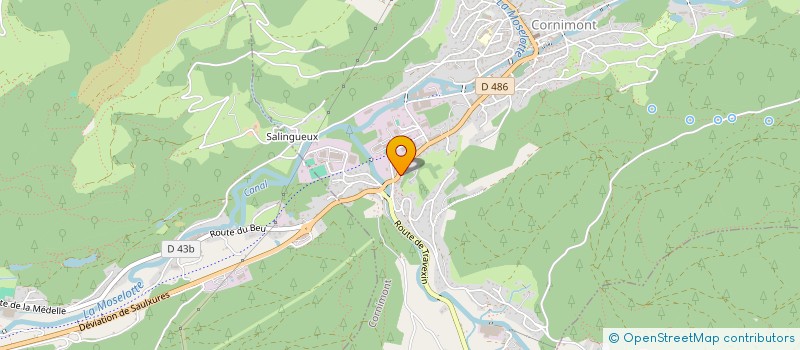 localisation de l'entreprise CHRISTELLE ET PHILIPPE BION  CORNIMONT