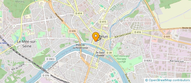 localisation de l'entreprise CHRISTELLE ET SYLVAIN à MELUN