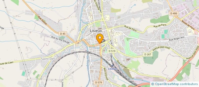 localisation de l'entreprise CHRISTELLE FLORE à LISIEUX