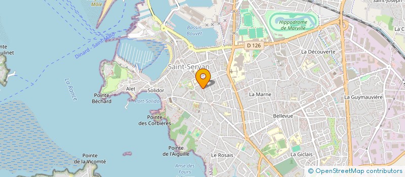 localisation de l'entreprise CHRISTELLE FOUCAT à SAINT-MALO