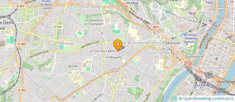 localisation de l'entreprise CHRISTELLE JOUVE à LYON