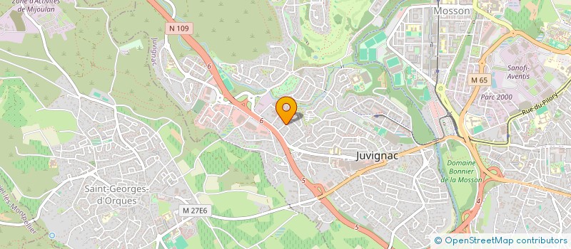 localisation de l'entreprise CHRISTELLE SANDIAN  JUVIGNAC