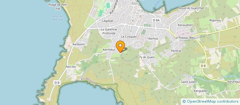 localisation de l'entreprise CHRISTELLE SENECHAL  CAMARET-SUR-MER