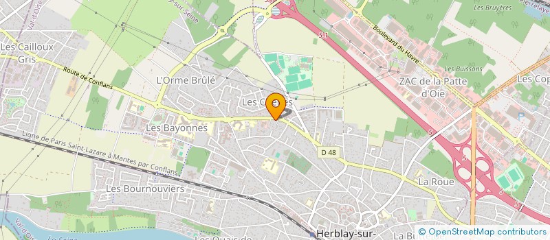 localisation de l'entreprise CHRISTELLE THOMERT COACHING  HERBLAY-SUR-SEINE