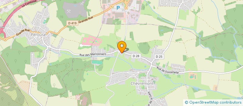 localisation de l'entreprise CHRISTELLEG  CHEVREMONT