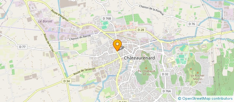 localisation de l'entreprise CHRISTEMEL à CHATEAURENARD