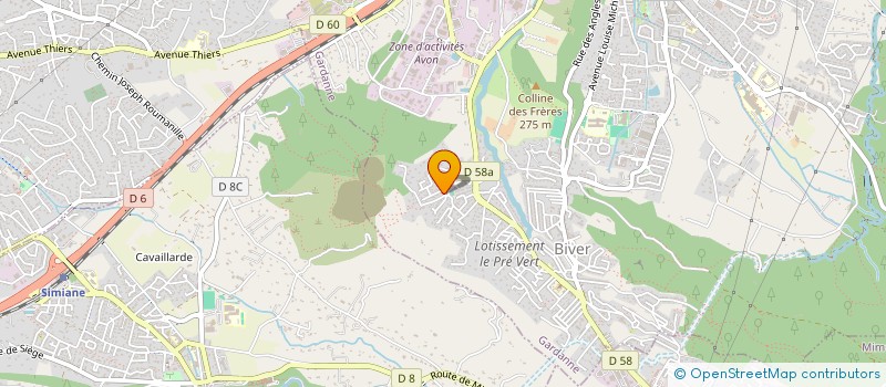 localisation de l'entreprise CHRISTEN à GARDANNE