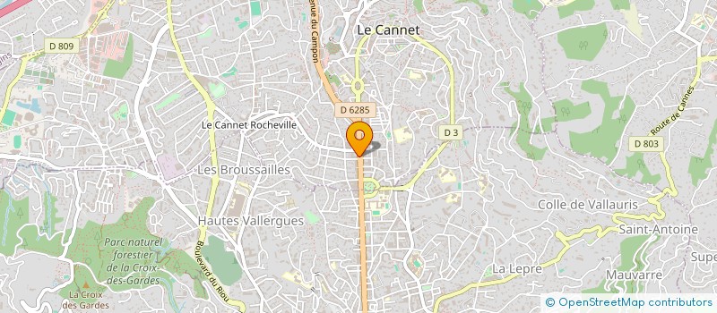 localisation de l'entreprise CHRISTENSEN CONSULTING à LE CANNET