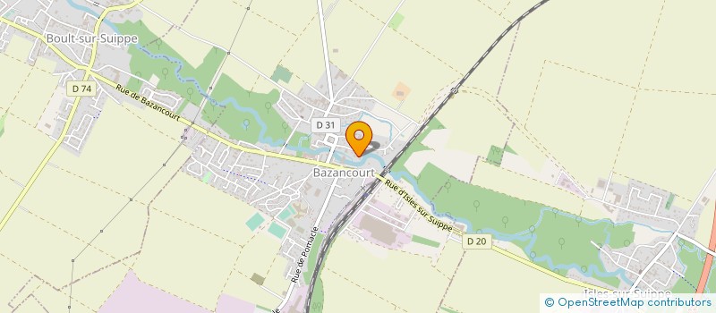 localisation de l'entreprise CHRISTEPH  BAZANCOURT