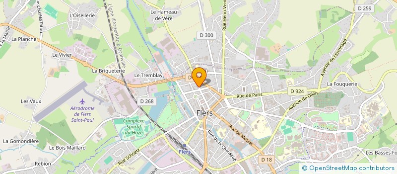 localisation de l'entreprise CHRISTEPH à FLERS
