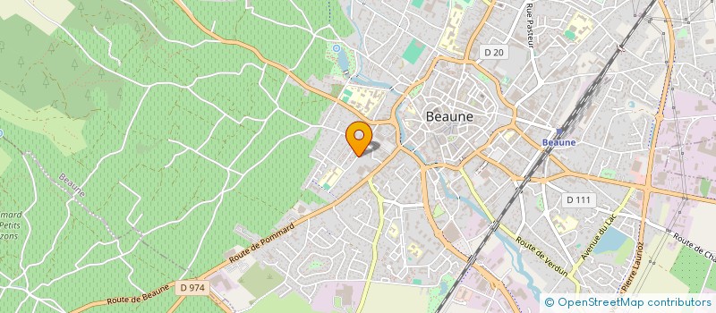 localisation de l'entreprise CHRISTEPH FINANCES SAS à BEAUNE