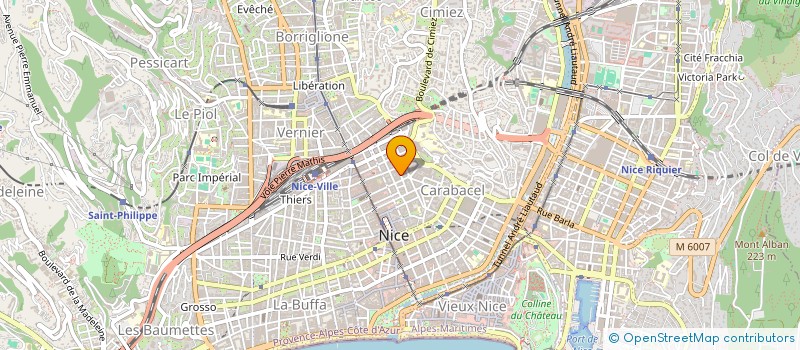 localisation de l'entreprise CHRISTHIE à NICE