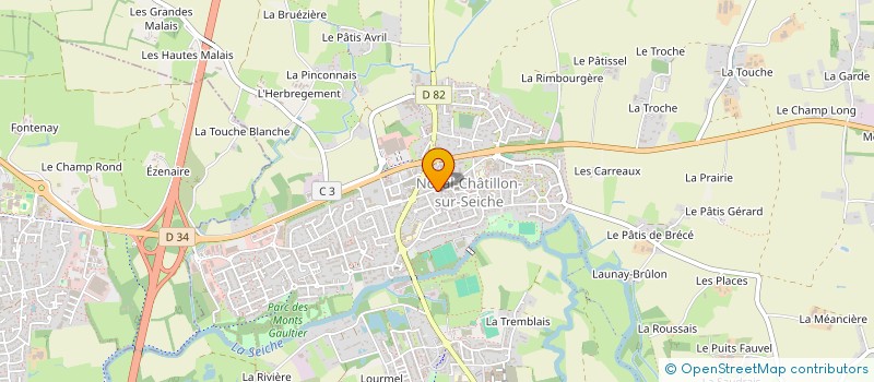 localisation de l'entreprise CHRISTHIE  NOYAL-CHATILLON-SUR-SEICHE
