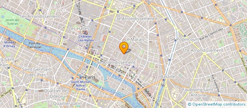 localisation de l'entreprise CHRISTHIEY PARIS à PARIS