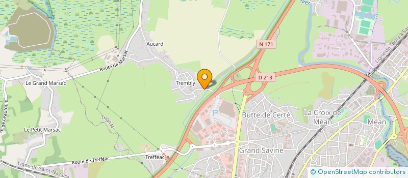 localisation de l'entreprise CHRISTHOLA  TRIGNAC