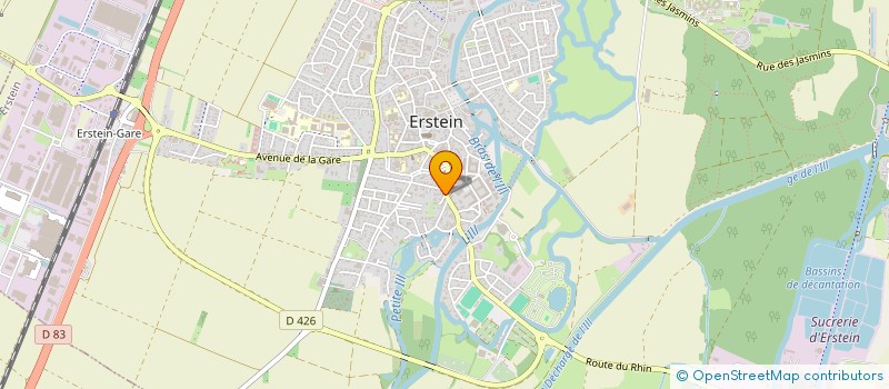 localisation de l'entreprise CHRISTHY  GERSTHEIM