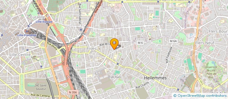 localisation de l'entreprise CHRISTIAENS à LILLE