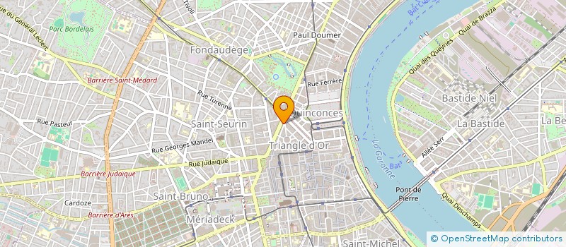 localisation de l'entreprise CHRISTIAN  BORDEAUX