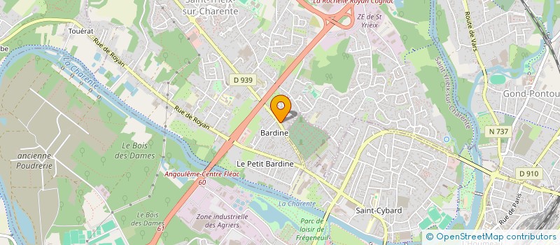 localisation de l'entreprise CHRISTIAN  SAINT-YRIEIX-SUR-CHARENTE