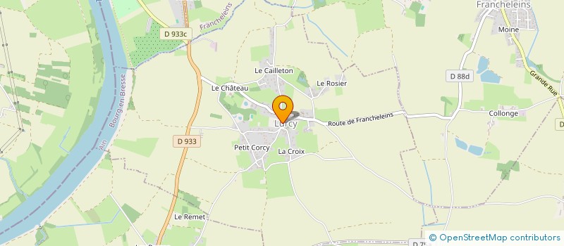 localisation de l'entreprise CHRISTIAN ARNAUD à GENOUILLEUX