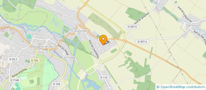 localisation de l'entreprise CHRISTIAN AUFFRET à COULOMBS