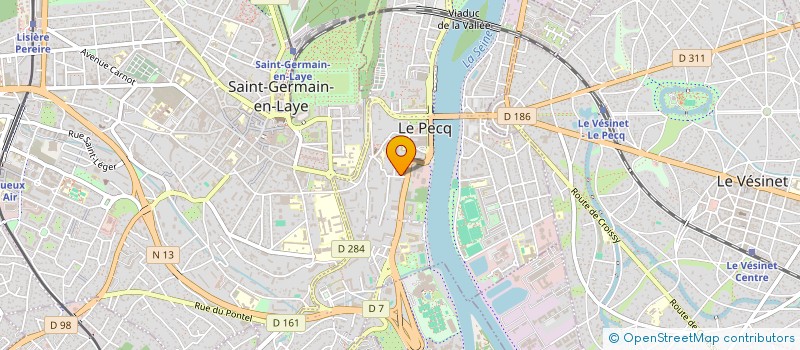 localisation de l'entreprise CHRISTIAN BATIMENT  LE PECQ