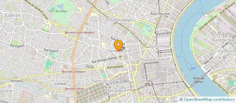 localisation de l'entreprise CHRISTIAN CARDINEAU EURL à BORDEAUX
