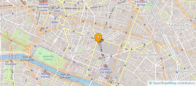 localisation de l'entreprise CHRISTIAN CHALMIN ET ASSOCIES  PARIS