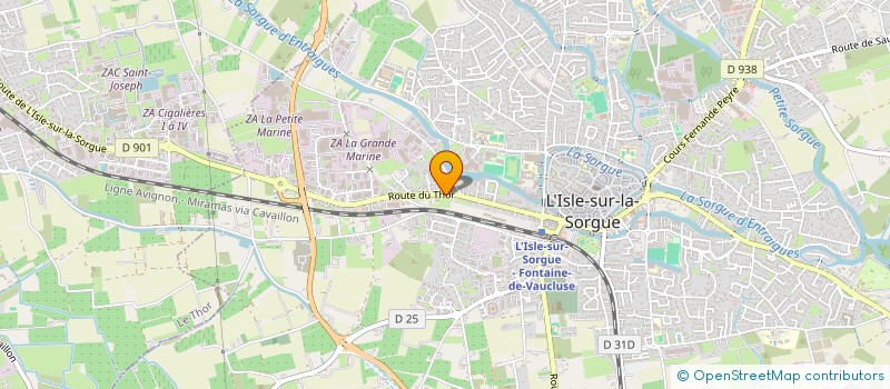 localisation de l'entreprise CHRISTIAN CHRISTEL FRANCK IMPORT à L'ISLE-SUR-LA-SORGUE
