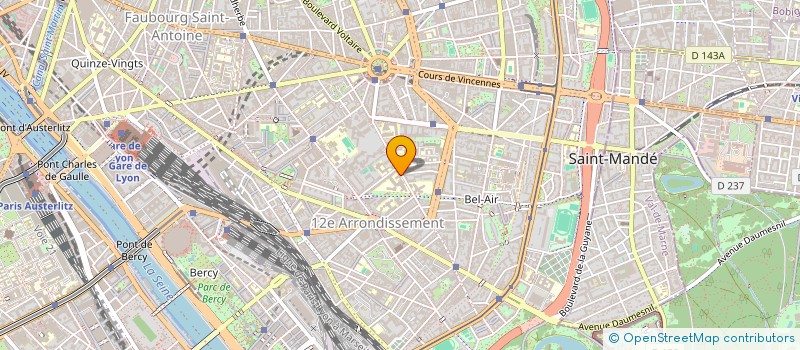 localisation de l'entreprise CHRISTIAN CLERET CONSEIL  PARIS