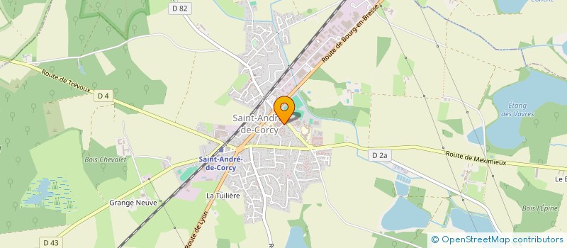 localisation de l'entreprise CHRISTIAN COMPIGNE ARCHITECTE  SAINT-ANDRE-DE-CORCY