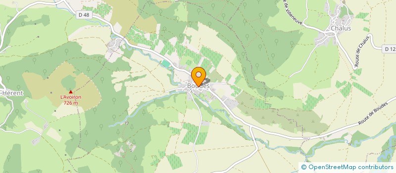 localisation de l'entreprise CHRISTIAN DAUDON RESTAURATEUR D'ART  BOUDES