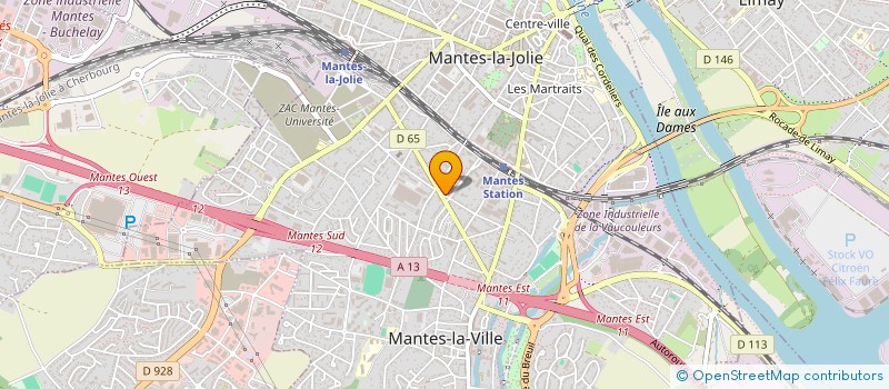 localisation de l'entreprise CHRISTIAN DIGITAL CENTER à MANTES-LA-VILLE