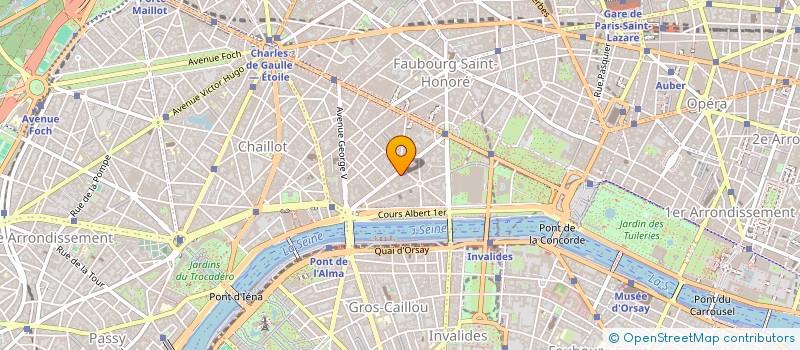 localisation de l'entreprise CHRISTIAN DIOR COUTURE  PARIS