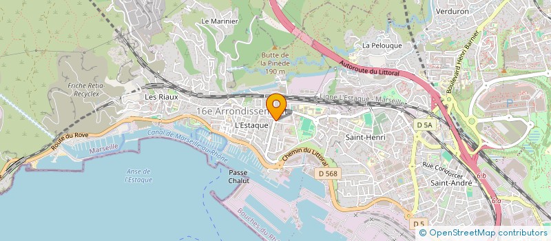 localisation de l'entreprise CHRISTIAN ET EDOUARD BARBE  MARSEILLE