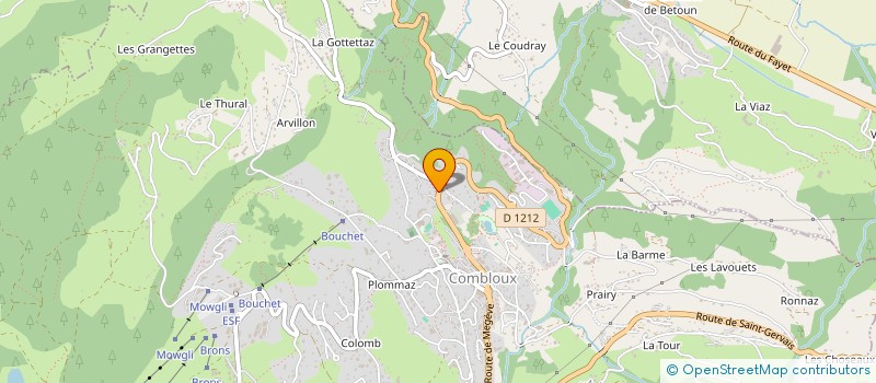 localisation de l'entreprise CHRISTIAN ET OLIVIER BRONDEX  COMBLOUX