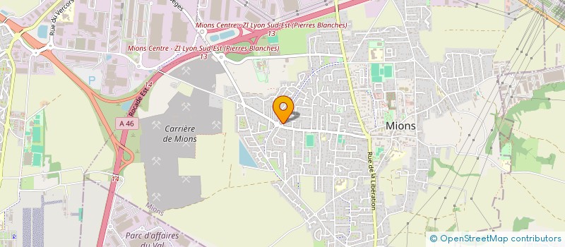 localisation de l'entreprise CHRISTIAN FERRUS  MIONS