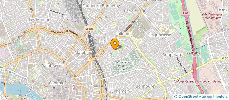 localisation de l'entreprise CHRISTIAN FRAISSE CONSEIL à TOULOUSE