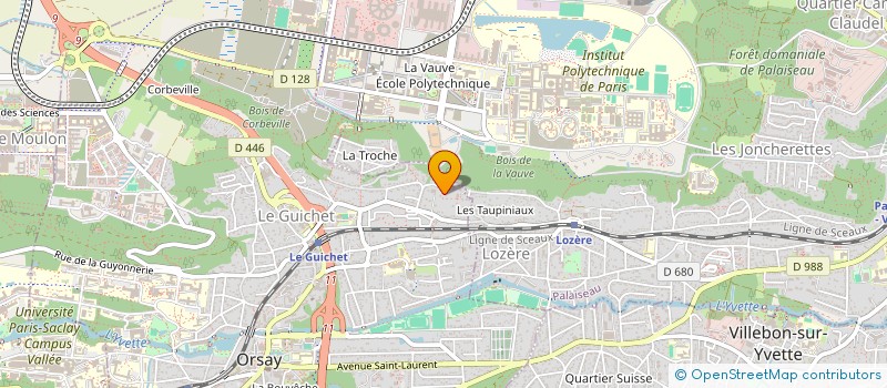 localisation de l'entreprise CHRISTIAN GRANDIN RH à ORSAY