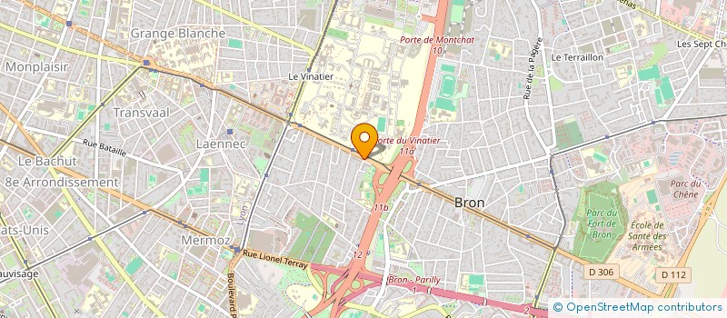 localisation de l'entreprise CHRISTIAN GUALLA AVOCAT  BRON