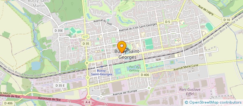 localisation de l'entreprise CHRISTIAN INFO SERVICES à BUSSY-SAINT-GEORGES