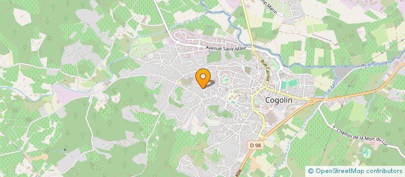 localisation de l'entreprise CHRISTIAN JOUCHER EXPERTISES à COGOLIN