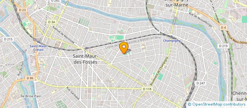 localisation de l'entreprise CHRISTIAN LABIE EXPERTISE, AUDIT & CONSEILS à SAINT-MAUR-DES-FOSSES