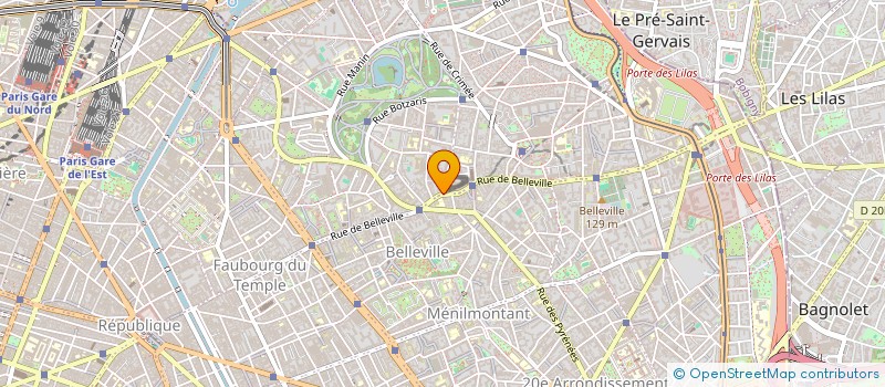 localisation de l'entreprise CHRISTIAN LACOUT à PARIS