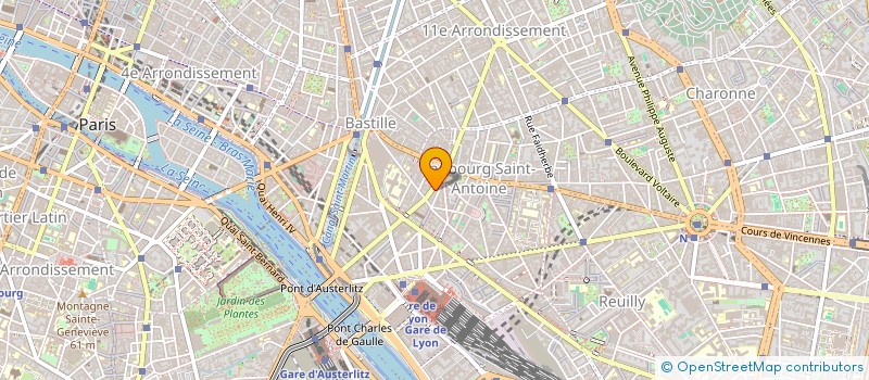 localisation de l'entreprise CHRISTIAN LANZANI à PARIS