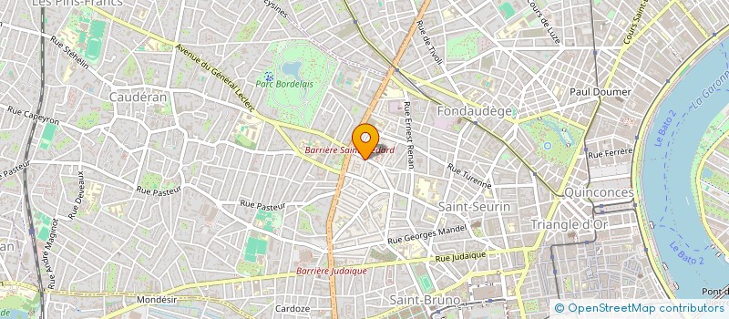 localisation de l'entreprise CHRISTIAN LIAGRE  BORDEAUX