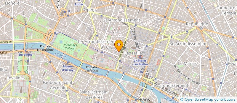 localisation de l'entreprise CHRISTIAN LOUBOUTIN à PARIS