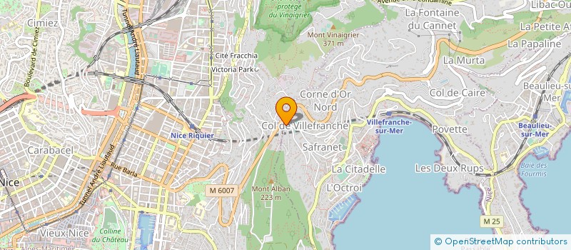 localisation de l'entreprise CHRISTIAN MAISONS CONSEIL à VILLEFRANCHE-SUR-MER