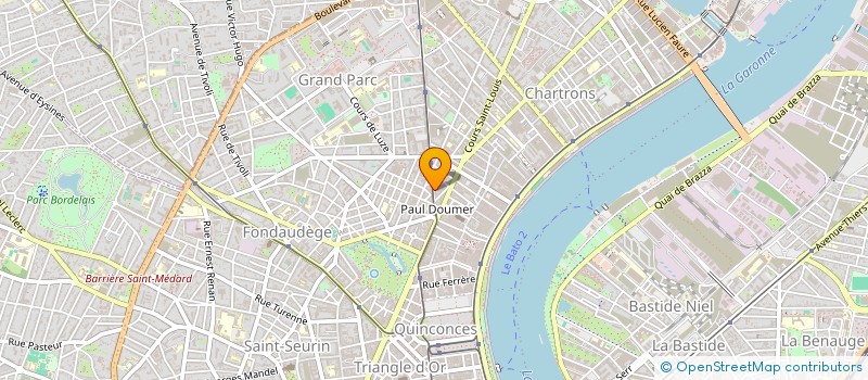 localisation de l'entreprise CHRISTIAN MAITRE  BORDEAUX