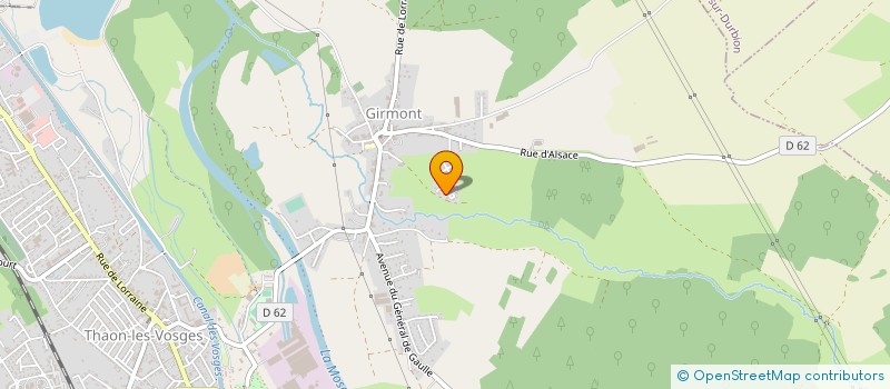 localisation de l'entreprise CHRISTIAN MANGIN SAS  THAON-LES-VOSGES